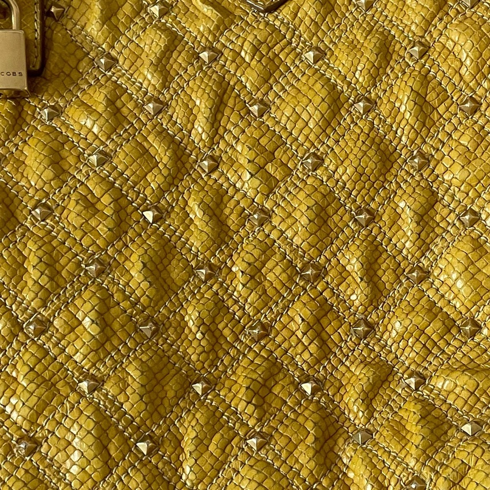 Marc Jacobs Rio Stardust Quilted Python Satchel - Picture 9 of 12